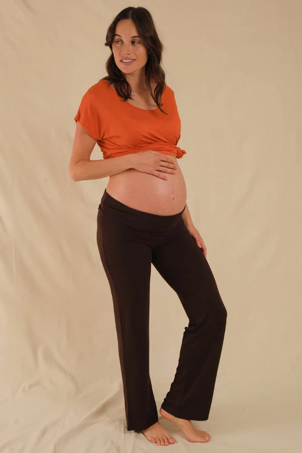 Organic Bamboo Essential Maternity Pants Pants from Bamboo Body maternity store australia