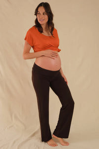 Thumbnail for Organic Bamboo Essential Maternity Pants Pants from Bamboo Body maternity store australia