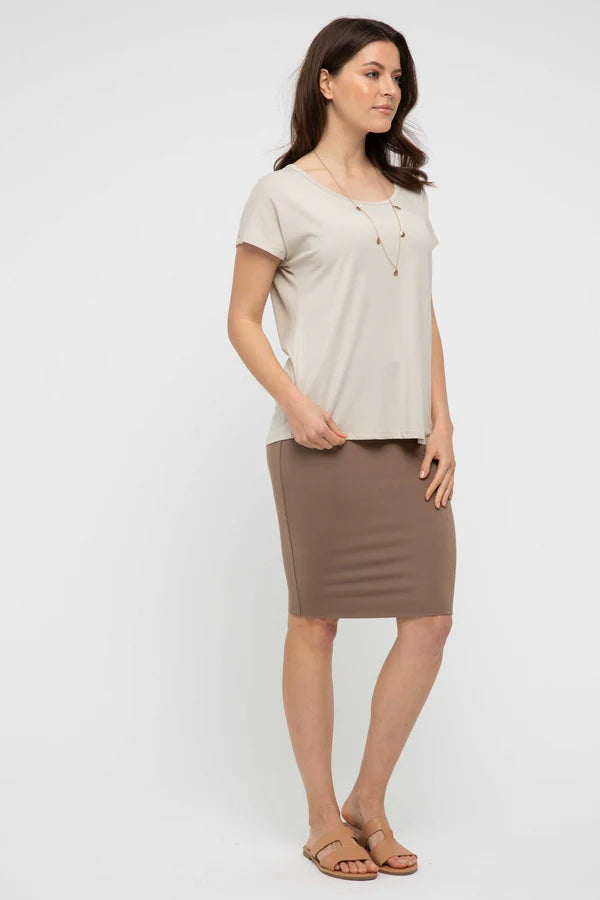 Organic Bamboo Eadie Maternity Top Top from Bamboo Body maternity store australia