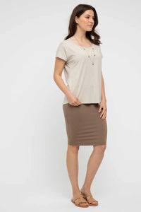 Thumbnail for Organic Bamboo Eadie Maternity Top Top from Bamboo Body maternity store australia