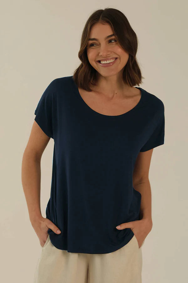 Organic Bamboo Eadie Maternity Top Top from Bamboo Body maternity store australia