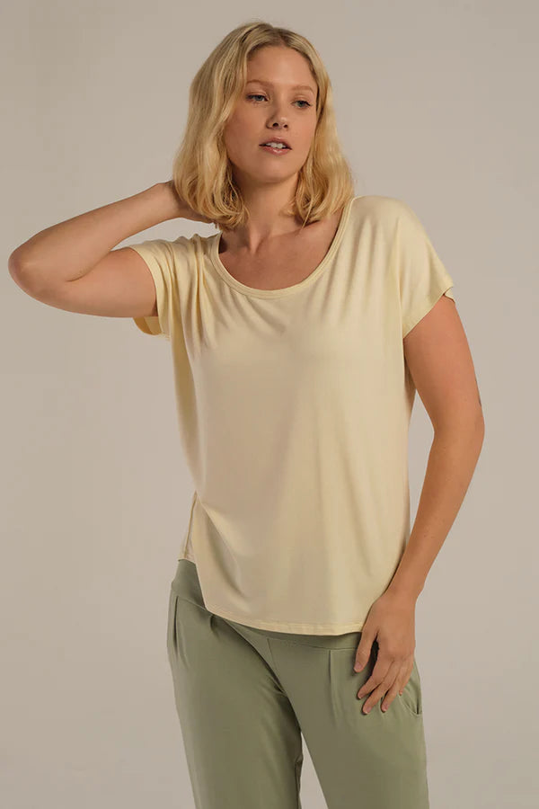 Organic Bamboo Eadie Maternity Top Top from Bamboo Body maternity store australia