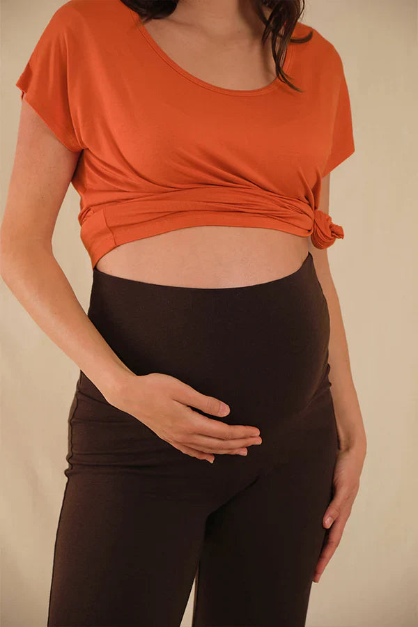 Organic Bamboo Eadie Maternity Top Top from Bamboo Body maternity store australia