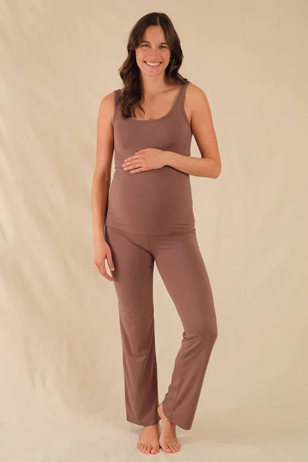 Organic Bamboo Essential Maternity Pants Pants from Bamboo Body maternity store australia