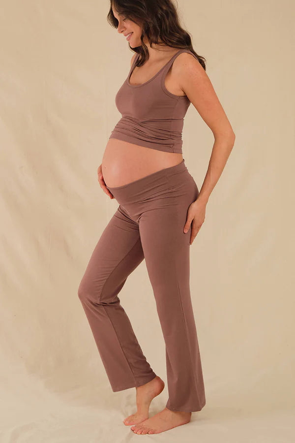 Organic Bamboo Essential Maternity Pants Pants from Bamboo Body maternity store australia