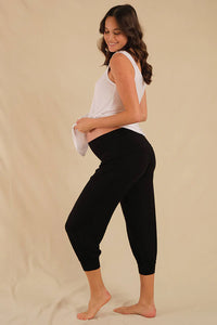 Thumbnail for Organic Bamboo Summer Slouch Maternity Pant Pants from Bamboo Body maternity store australia