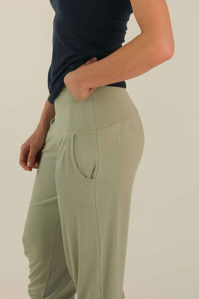 Organic Bamboo Summer Slouch Maternity Pant Pants from Bamboo Body maternity store australia