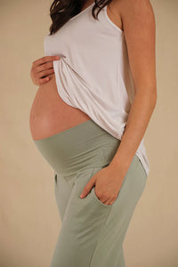 Thumbnail for Organic Bamboo Summer Slouch Maternity Pant Pants from Bamboo Body maternity store australia