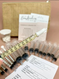 Thumbnail for Colostrum Collection Kit with colostrum collected in a syringe