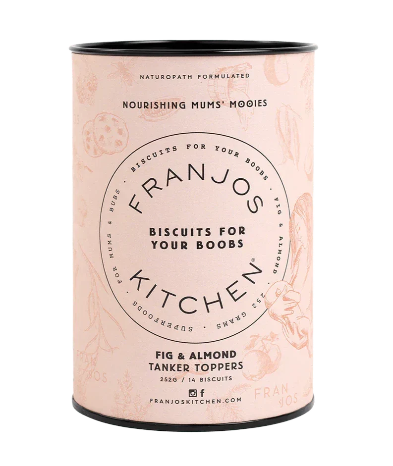 Tanker Topper Biscuits - Fig & Almond | Franjo's Kitchen Lactation Cookies from Franjo's Kitchen maternity store australia