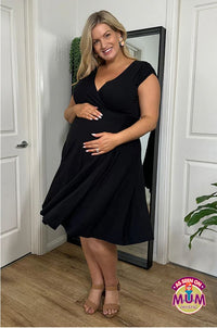 Thumbnail for Organic Bamboo Maternity Wrap Dress Dress from Bamboo Body maternity store australia