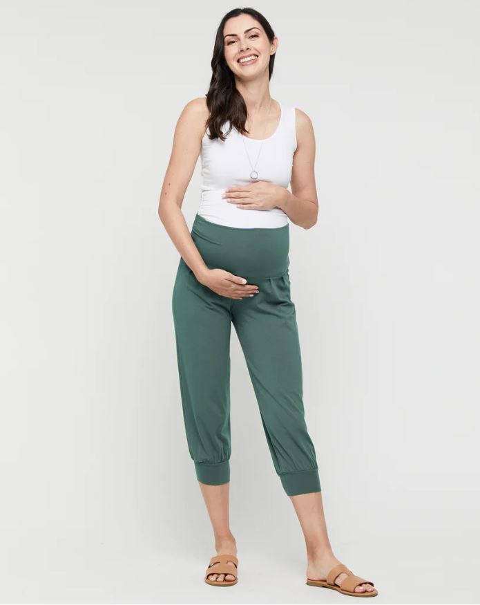 Organic Bamboo Summer Slouch Maternity Pant Pants from Bamboo Body maternity store australia