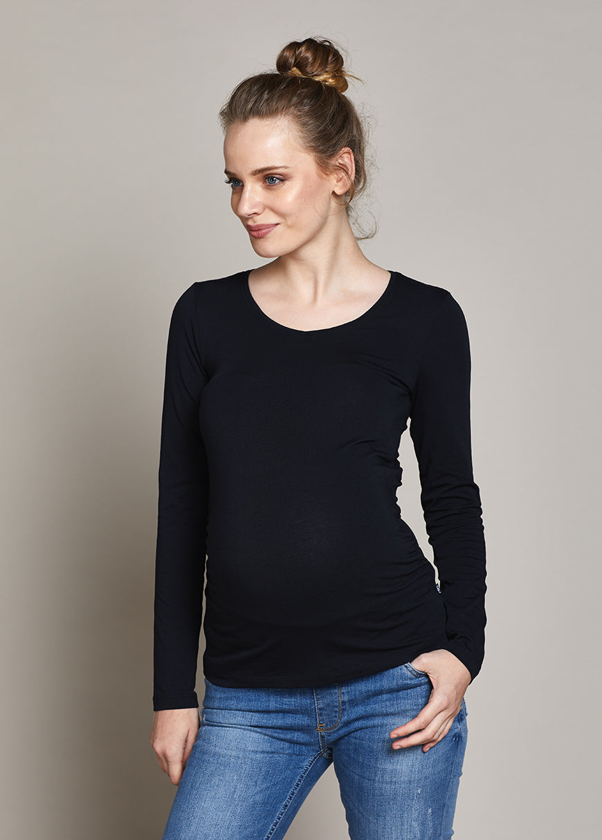 Petra Long Sleeve Maternity Top (Final Sale) Maternity Top from Gebe maternity store australia